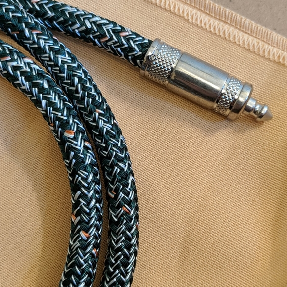 Acne Studios Woven Jack Belt Green main image 4